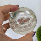 Super Quality Clear Quartz Sphere on a Metal Base, 1 lb & 5.4" Tall #5631 - 0020 - Brazil GemsBrazil GemsSuper Quality Clear Quartz Sphere on a Metal Base, 1 lb & 5.4" Tall #5631 - 0020Spheres5631 - 0020