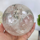 Super Quality Clear Quartz Sphere on a Metal Base 3.8 lbs & 5.2" Tall #5631 - 0031 - Brazil GemsBrazil GemsSuper Quality Clear Quartz Sphere on a Metal Base 3.8 lbs & 5.2" Tall #5631 - 0031Spheres5631 - 0031