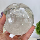 Super Quality Clear Quartz Sphere on a Metal Base 3.8 lbs & 5.2" Tall #5631 - 0031 - Brazil GemsBrazil GemsSuper Quality Clear Quartz Sphere on a Metal Base 3.8 lbs & 5.2" Tall #5631 - 0031Spheres5631 - 0031