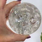 Super Quality Clear Quartz Sphere on a Metal Base 3.8 lbs & 7.5" Tall #5631 - 0030 - Brazil GemsBrazil GemsSuper Quality Clear Quartz Sphere on a Metal Base 3.8 lbs & 7.5" Tall #5631 - 0030Spheres5631 - 0030