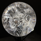 Super Quality Clear Quartz Sphere on Metal Base 1.7 lbs & 7.1" Tall #5631 - 0023 - Brazil GemsBrazil GemsSuper Quality Clear Quartz Sphere on Metal Base 1.7 lbs & 7.1" Tall #5631 - 0023Spheres5631 - 0023