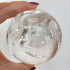 Super Quality Clear Quartz Sphere on Metal Base 2.1 lbs & 7.2" Tall #5631 - 0025 - Brazil GemsBrazil GemsSuper Quality Clear Quartz Sphere on Metal Base 2.1 lbs & 7.2" Tall #5631 - 0025Spheres5631 - 0025