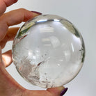 Super Quality Clear Quartz Sphere on Metal Base 2.2 lbs & 7.3" Tall #5631 - 0027 - Brazil GemsBrazil GemsSuper Quality Clear Quartz Sphere on Metal Base 2.2 lbs & 7.3" Tall #5631 - 0027Spheres5631 - 0027