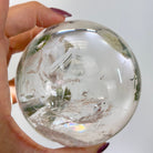 Super Quality Clear Quartz Sphere on Metal Base 2.2 lbs & 7.3" Tall #5631 - 0027 - Brazil GemsBrazil GemsSuper Quality Clear Quartz Sphere on Metal Base 2.2 lbs & 7.3" Tall #5631 - 0027Spheres5631 - 0027