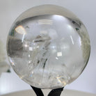 Super Quality Clear Quartz Sphere on Metal Base 2.2 lbs & 7.3" Tall #5631 - 0027 - Brazil GemsBrazil GemsSuper Quality Clear Quartz Sphere on Metal Base 2.2 lbs & 7.3" Tall #5631 - 0027Spheres5631 - 0027