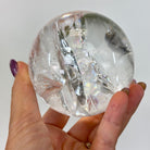 Super Quality Clear Quartz Sphere on Metal Base 2.2 lbs & 7.4" Tall #5631 - 0026 - Brazil GemsBrazil GemsSuper Quality Clear Quartz Sphere on Metal Base 2.2 lbs & 7.4" Tall #5631 - 0026Spheres5631 - 0026