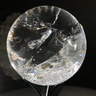 Super Quality Clear Quartz Sphere on Metal Base 2.2 lbs & 7.4" Tall #5631 - 0026 - Brazil GemsBrazil GemsSuper Quality Clear Quartz Sphere on Metal Base 2.2 lbs & 7.4" Tall #5631 - 0026Spheres5631 - 0026