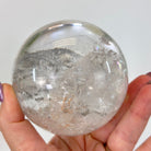 Super Quality Clear Quartz Sphere on Metal Base 2.4 lbs & 7.5" Tall #5631 - 0028 - Brazil GemsBrazil GemsSuper Quality Clear Quartz Sphere on Metal Base 2.4 lbs & 7.5" Tall #5631 - 0028Spheres5631 - 0028