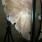 Super Quality Rose Quartz Angel Wings on a Metal Base, 29.7 lbs & 26.2" Tall #4444RQ - 001 - Brazil GemsBrazil GemsSuper Quality Rose Quartz Angel Wings on a Metal Base, 29.7 lbs & 26.2" Tall #4444RQ - 001Carved Angel Wings4444RQ - 001