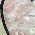 Super Quality Rose Quartz Angel Wings on a Metal Base, 29.7 lbs & 26.2" Tall #4444RQ - 001 - Brazil GemsBrazil GemsSuper Quality Rose Quartz Angel Wings on a Metal Base, 29.7 lbs & 26.2" Tall #4444RQ - 001Carved Angel Wings4444RQ - 001