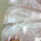 Super Quality Rose Quartz Angel Wings on a Metal Base, 29.7 lbs & 26.2" Tall #4444RQ - 001 - Brazil GemsBrazil GemsSuper Quality Rose Quartz Angel Wings on a Metal Base, 29.7 lbs & 26.2" Tall #4444RQ - 001Carved Angel Wings4444RQ - 001