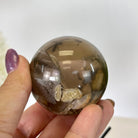 Super Quality Smoky Quartz Sphere on a Metal Stand, 0.5 lbs & 4.7" Tall #5636 - 0001 - Brazil GemsBrazil GemsSuper Quality Smoky Quartz Sphere on a Metal Stand, 0.5 lbs & 4.7" Tall #5636 - 0001Spheres5636 - 0001