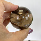 Super Quality Smoky Quartz Sphere on a Metal Stand, 0.5 lbs & 4.7" Tall #5636 - 0001 - Brazil GemsBrazil GemsSuper Quality Smoky Quartz Sphere on a Metal Stand, 0.5 lbs & 4.7" Tall #5636 - 0001Spheres5636 - 0001