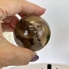 Super Quality Smoky Quartz Sphere on a Metal Stand, 0.5 lbs & 4.7" Tall #5636 - 0001 - Brazil GemsBrazil GemsSuper Quality Smoky Quartz Sphere on a Metal Stand, 0.5 lbs & 4.7" Tall #5636 - 0001Spheres5636 - 0001