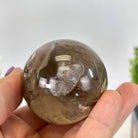 Super Quality Smoky Quartz Sphere on a Metal Stand, 0.5 lbs & 4.7" Tall #5636 - 0001 - Brazil GemsBrazil GemsSuper Quality Smoky Quartz Sphere on a Metal Stand, 0.5 lbs & 4.7" Tall #5636 - 0001Spheres5636 - 0001