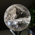 Super Quality Smoky Quartz Sphere on a Metal Stand, 1.8 lbs & 7.1" Tall #5636 - 0005 - Brazil GemsBrazil GemsSuper Quality Smoky Quartz Sphere on a Metal Stand, 1.8 lbs & 7.1" Tall #5636 - 0005Spheres5636 - 0005