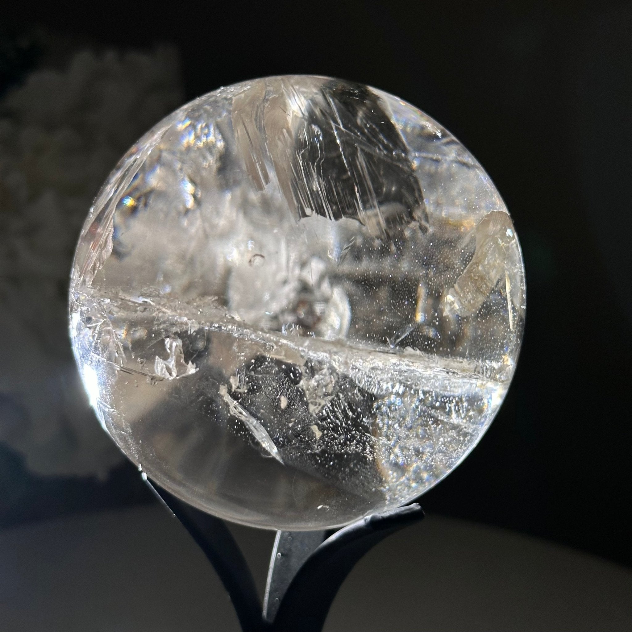 Smoky Quartz Sphere on a Base Model #5636-0005 by Brazil Gems®