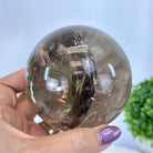 Super Quality Smoky Quartz Sphere on a Metal Stand, 2.2 lbs & 7.4" Tall #5636 - 0007 - Brazil GemsBrazil GemsSuper Quality Smoky Quartz Sphere on a Metal Stand, 2.2 lbs & 7.4" Tall #5636 - 0007Spheres5636 - 0007