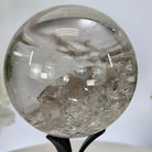 Super Quality Smoky Quartz Sphere on Metal Stand 3 lbs & 7.7" Tall #5636 - 0008 - Brazil GemsBrazil GemsSuper Quality Smoky Quartz Sphere on Metal Stand 3 lbs & 7.7" Tall #5636 - 0008Spheres5636 - 0008