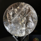 Super Quality Smoky Quartz Sphere on Metal Stand 3.3 lbs & 7.9" Tall #5636 - 0009 - Brazil GemsBrazil GemsSuper Quality Smoky Quartz Sphere on Metal Stand 3.3 lbs & 7.9" Tall #5636 - 0009Spheres5636 - 0009