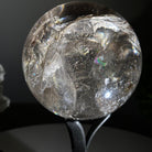 Super Quality Smoky Quartz Sphere on Metal Stand 3.3 lbs & 7.9" Tall #5636 - 0009 - Brazil GemsBrazil GemsSuper Quality Smoky Quartz Sphere on Metal Stand 3.3 lbs & 7.9" Tall #5636 - 0009Spheres5636 - 0009