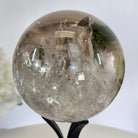 Super Quality Smoky Quartz Sphere on Metal Stand 3.3 lbs & 7.9" Tall #5636 - 0009 - Brazil GemsBrazil GemsSuper Quality Smoky Quartz Sphere on Metal Stand 3.3 lbs & 7.9" Tall #5636 - 0009Spheres5636 - 0009