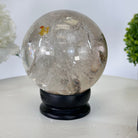 Super Quality Smoky Quartz Sphere on Wood Base 3.3 lbs & 4.9" Tall #5636 - 0010 - Brazil GemsBrazil GemsSuper Quality Smoky Quartz Sphere on Wood Base 3.3 lbs & 4.9" Tall #5636 - 0010Spheres5636 - 0010