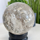 Super Quality Smoky Quartz Sphere on Wood Base 3.3 lbs & 4.9" Tall #5636 - 0010 - Brazil GemsBrazil GemsSuper Quality Smoky Quartz Sphere on Wood Base 3.3 lbs & 4.9" Tall #5636 - 0010Spheres5636 - 0010