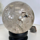 Super Quality Smoky Quartz Sphere on Wood Base 3.3 lbs & 4.9" Tall #5636 - 0010 - Brazil GemsBrazil GemsSuper Quality Smoky Quartz Sphere on Wood Base 3.3 lbs & 4.9" Tall #5636 - 0010Spheres5636 - 0010