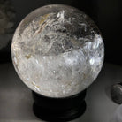 Super Quality Smoky Quartz Sphere on Wood Base 3.4 lbs & 5" Tall #5636 - 0011 - Brazil GemsBrazil GemsSuper Quality Smoky Quartz Sphere on Wood Base 3.4 lbs & 5" Tall #5636 - 0011Spheres5636 - 0011