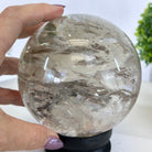 Super Quality Smoky Quartz Sphere on Wood Base 4 lbs & 5.2" Tall #5636 - 0012 - Brazil GemsBrazil GemsSuper Quality Smoky Quartz Sphere on Wood Base 4 lbs & 5.2" Tall #5636 - 0012Spheres5636 - 0012