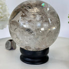 Super Quality Smoky Quartz Sphere on Wood Base 4 lbs & 5.2" Tall #5636 - 0012 - Brazil GemsBrazil GemsSuper Quality Smoky Quartz Sphere on Wood Base 4 lbs & 5.2" Tall #5636 - 0012Spheres5636 - 0012