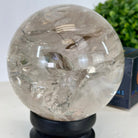 Super Quality Smoky Quartz Sphere on Wood Base 4 lbs & 5.2" Tall #5636 - 0012 - Brazil GemsBrazil GemsSuper Quality Smoky Quartz Sphere on Wood Base 4 lbs & 5.2" Tall #5636 - 0012Spheres5636 - 0012