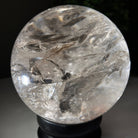 Super Quality Smoky Quartz Sphere on Wood Base 4 lbs & 5.2" Tall #5636 - 0012 - Brazil GemsBrazil GemsSuper Quality Smoky Quartz Sphere on Wood Base 4 lbs & 5.2" Tall #5636 - 0012Spheres5636 - 0012