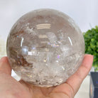 Super Quality Smoky Quartz Sphere on Wood Base 4 lbs & 5.2" Tall #5636 - 0012 - Brazil GemsBrazil GemsSuper Quality Smoky Quartz Sphere on Wood Base 4 lbs & 5.2" Tall #5636 - 0012Spheres5636 - 0012