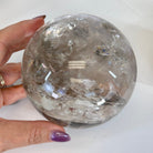 Super Quality Smoky Quartz Sphere on Wood Base 4 lbs & 5.2" Tall #5636 - 0012 - Brazil GemsBrazil GemsSuper Quality Smoky Quartz Sphere on Wood Base 4 lbs & 5.2" Tall #5636 - 0012Spheres5636 - 0012