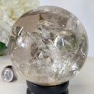 Super Quality Smoky Quartz Sphere on Wood Base 4.5 lbs & 5.4" Tall #5636 - 0013 - Brazil GemsBrazil GemsSuper Quality Smoky Quartz Sphere on Wood Base 4.5 lbs & 5.4" Tall #5636 - 0013Spheres5636 - 0013