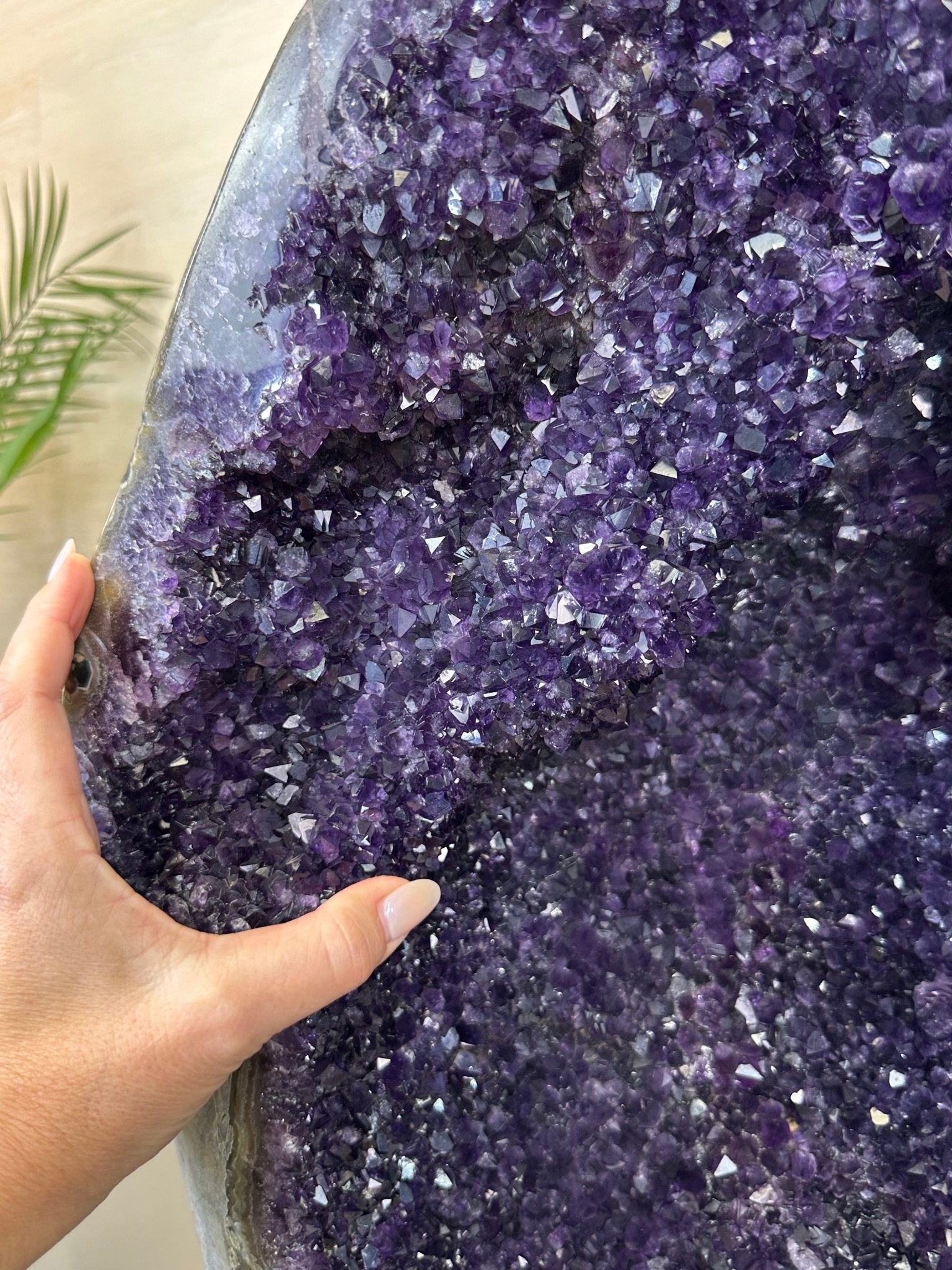 Super Quality Uruguayan Amethyst Cluster on a Metal Base, 169.8 lbs & 48.9" Tall, #5491 - 0250 - Brazil GemsBrazil GemsSuper Quality Uruguayan Amethyst Cluster on a Metal Base, 169.8 lbs & 48.9" Tall, #5491 - 0250Clusters on Fixed Bases5491 - 0250
