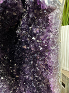 Super Quality Uruguayan Amethyst Cluster on a Metal Base, 169.8 lbs & 48.9" Tall, #5491 - 0250 - Brazil GemsBrazil GemsSuper Quality Uruguayan Amethyst Cluster on a Metal Base, 169.8 lbs & 48.9" Tall, #5491 - 0250Clusters on Fixed Bases5491 - 0250