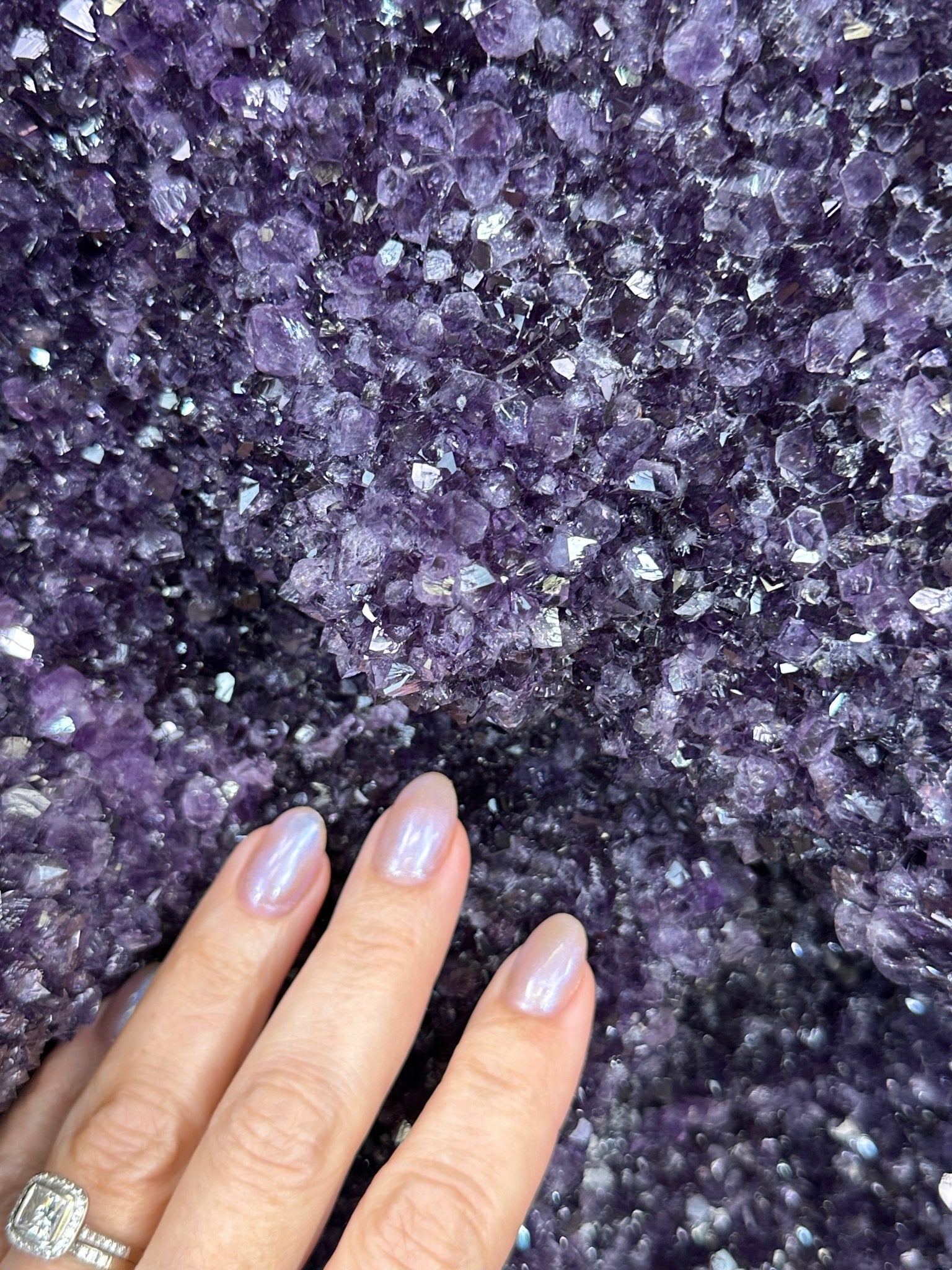 Super Quality Uruguayan Amethyst Cluster on Rotating Stand, 119.1 lbs & 46.7" Tall #5492 - 0034 - Brazil GemsBrazil GemsSuper Quality Uruguayan Amethyst Cluster on Rotating Stand, 119.1 lbs & 46.7" Tall #5492 - 0034Clusters on Rotating Bases5492 - 0034