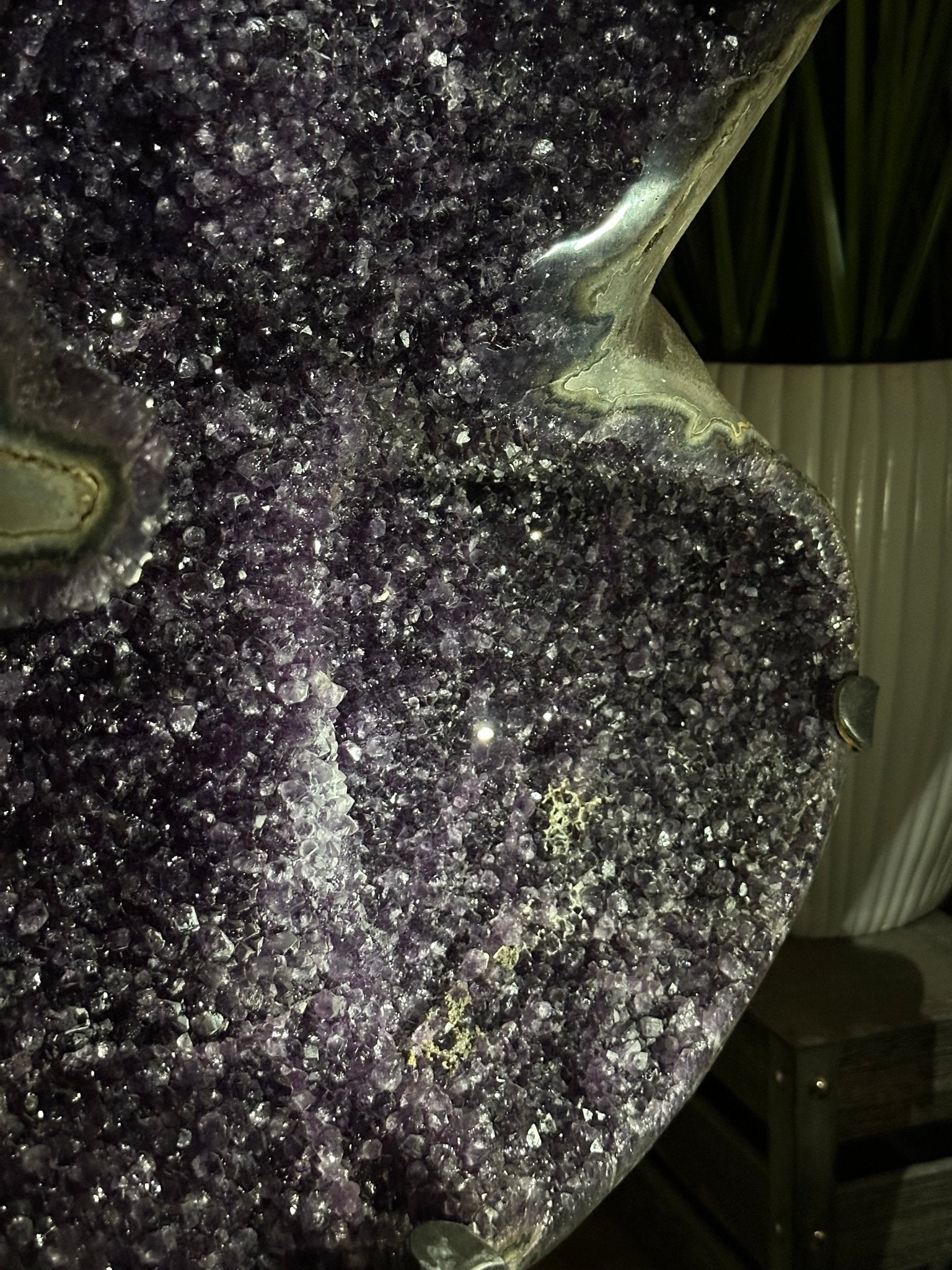Super Quality Uruguayan Amethyst Cluster on Rotating Stand, 119.1 lbs & 46.7" Tall #5492 - 0034 - Brazil GemsBrazil GemsSuper Quality Uruguayan Amethyst Cluster on Rotating Stand, 119.1 lbs & 46.7" Tall #5492 - 0034Clusters on Rotating Bases5492 - 0034