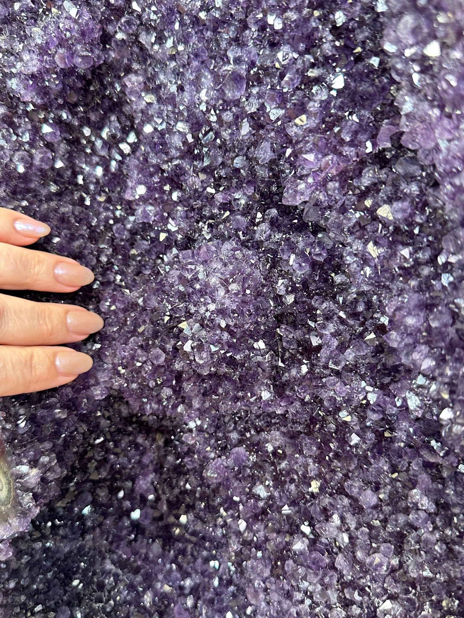Super Quality Uruguayan Amethyst Cluster on Rotating Stand, 119.1 lbs & 46.7" Tall #5492 - 0034 - Brazil GemsBrazil GemsSuper Quality Uruguayan Amethyst Cluster on Rotating Stand, 119.1 lbs & 46.7" Tall #5492 - 0034Clusters on Rotating Bases5492 - 0034