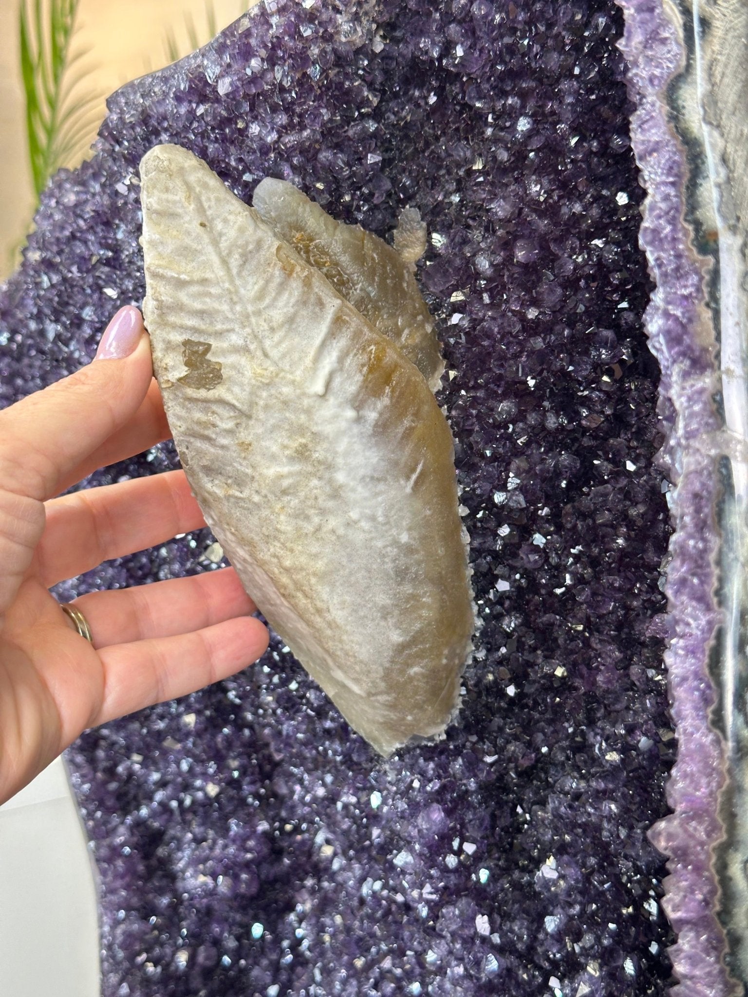 Super Quality Uruguayan Amethyst Cluster on Rotating Stand, 119.1 lbs & 46.7" Tall #5492 - 0034 - Brazil GemsBrazil GemsSuper Quality Uruguayan Amethyst Cluster on Rotating Stand, 119.1 lbs & 46.7" Tall #5492 - 0034Clusters on Rotating Bases5492 - 0034