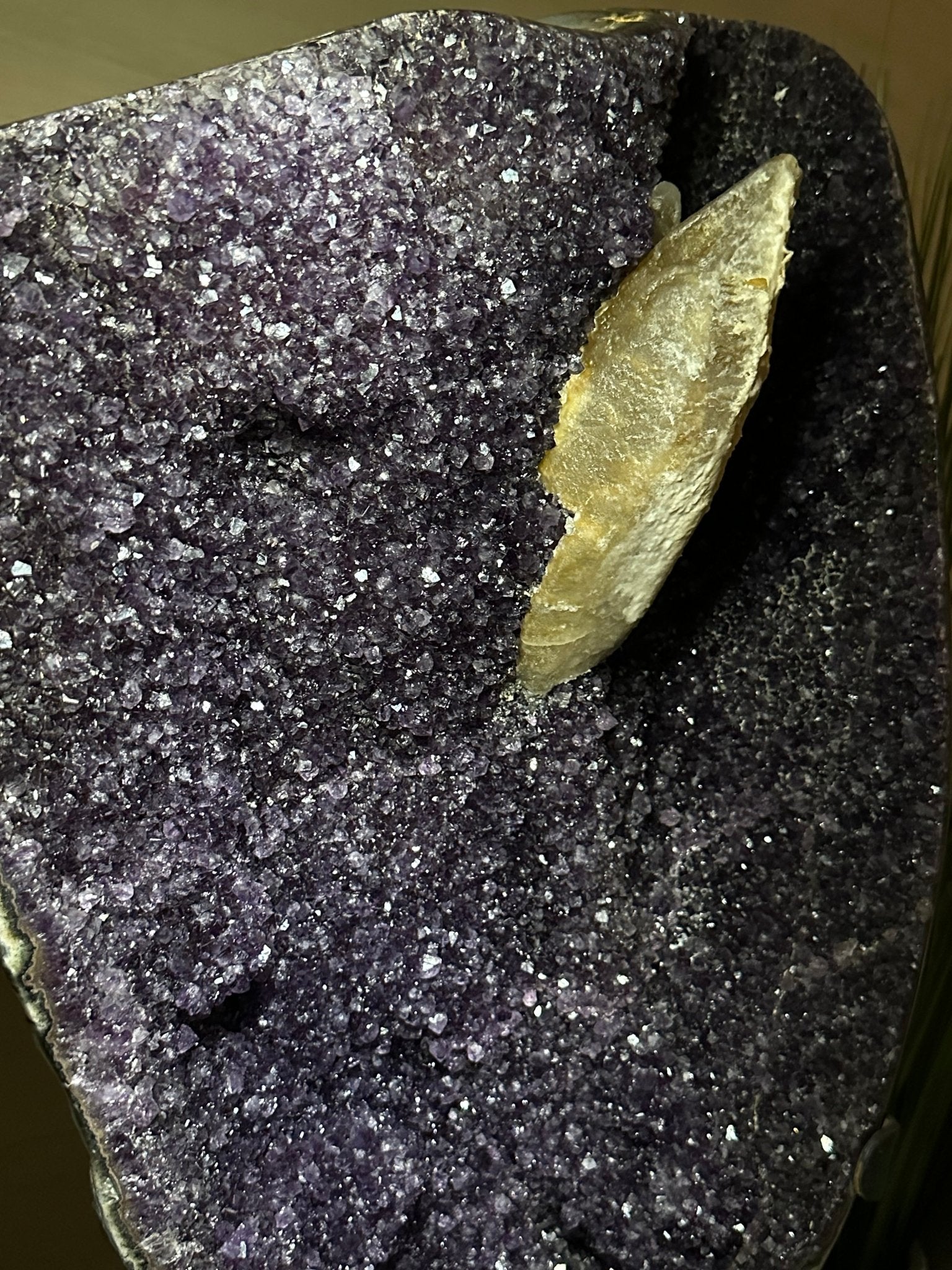 Super Quality Uruguayan Amethyst Cluster on Rotating Stand, 119.1 lbs & 46.7" Tall #5492 - 0034 - Brazil GemsBrazil GemsSuper Quality Uruguayan Amethyst Cluster on Rotating Stand, 119.1 lbs & 46.7" Tall #5492 - 0034Clusters on Rotating Bases5492 - 0034