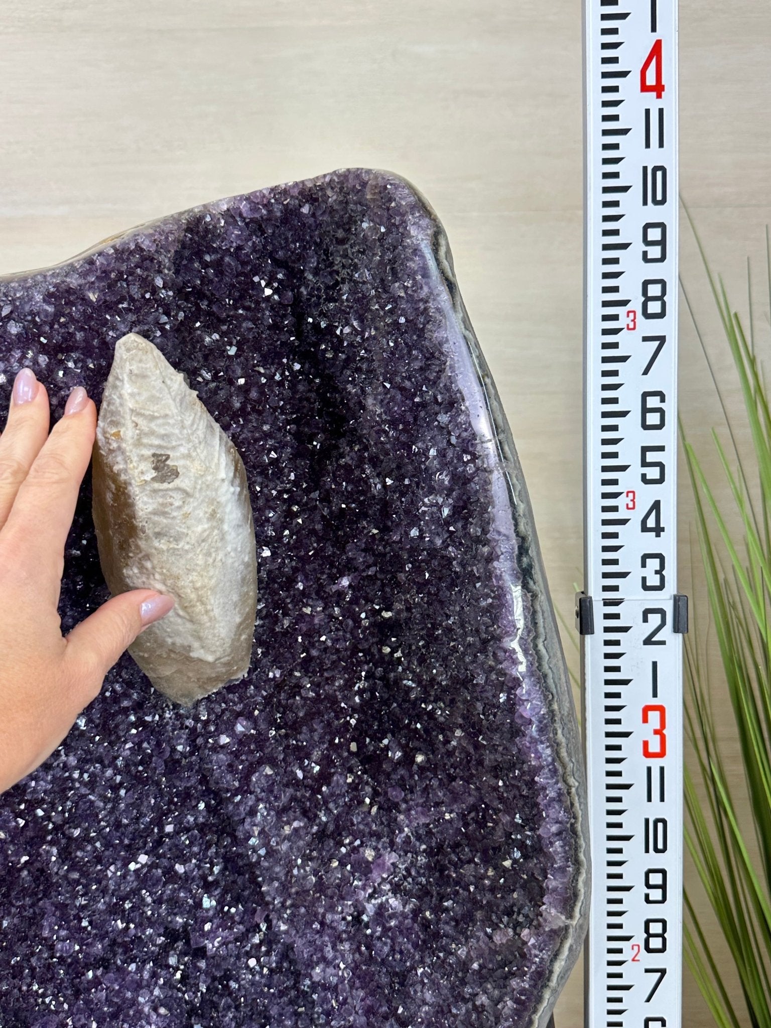 Super Quality Uruguayan Amethyst Cluster on Rotating Stand, 119.1 lbs & 46.7" Tall #5492 - 0034 - Brazil GemsBrazil GemsSuper Quality Uruguayan Amethyst Cluster on Rotating Stand, 119.1 lbs & 46.7" Tall #5492 - 0034Clusters on Rotating Bases5492 - 0034
