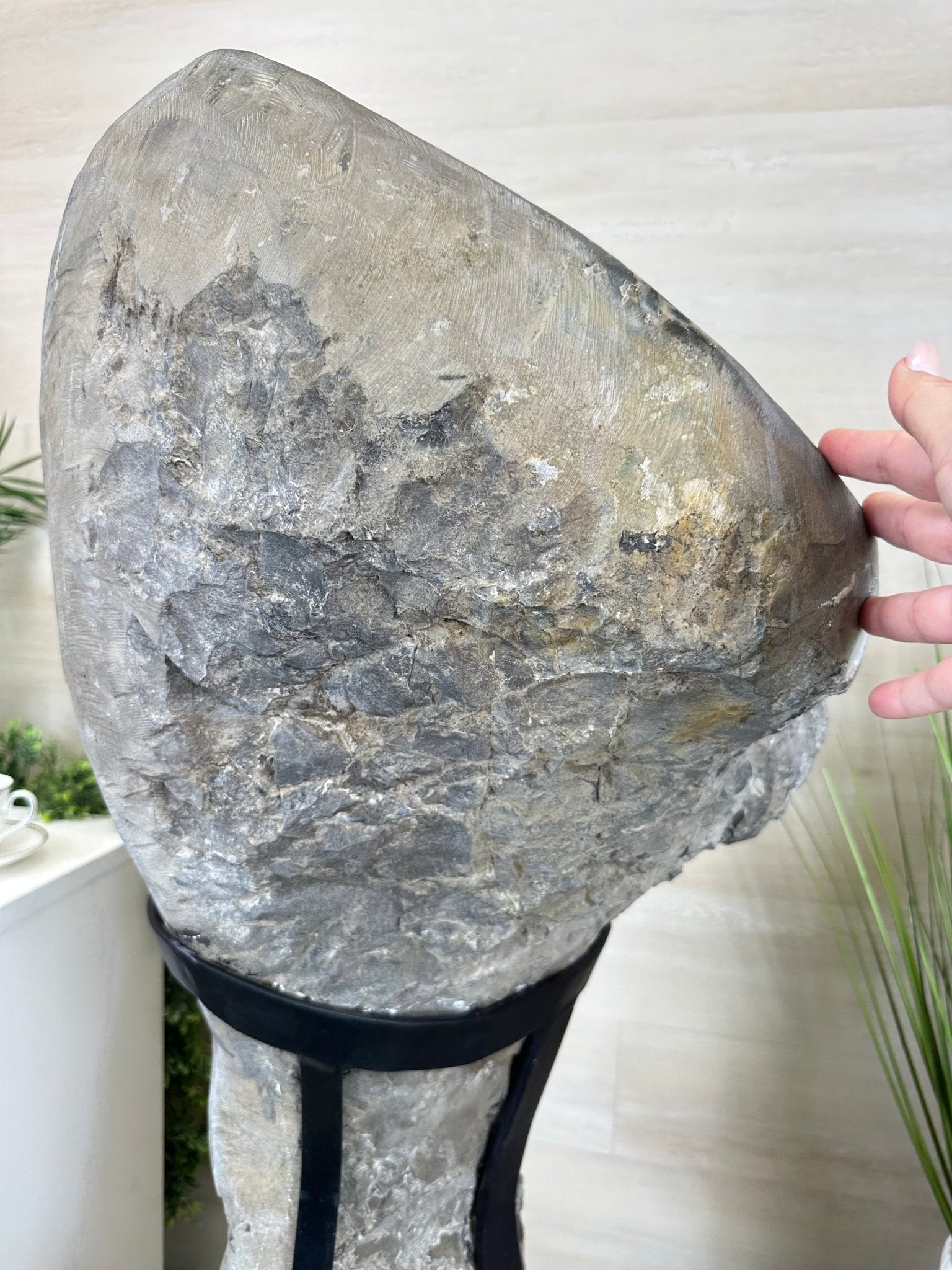 Super Quality Uruguayan Amethyst Cluster on Rotating Stand, 227.1 lbs & 53.1" Tall #5492 - 0035 - Brazil GemsBrazil GemsSuper Quality Uruguayan Amethyst Cluster on Rotating Stand, 227.1 lbs & 53.1" Tall #5492 - 0035Clusters on Rotating Bases5492 - 0035