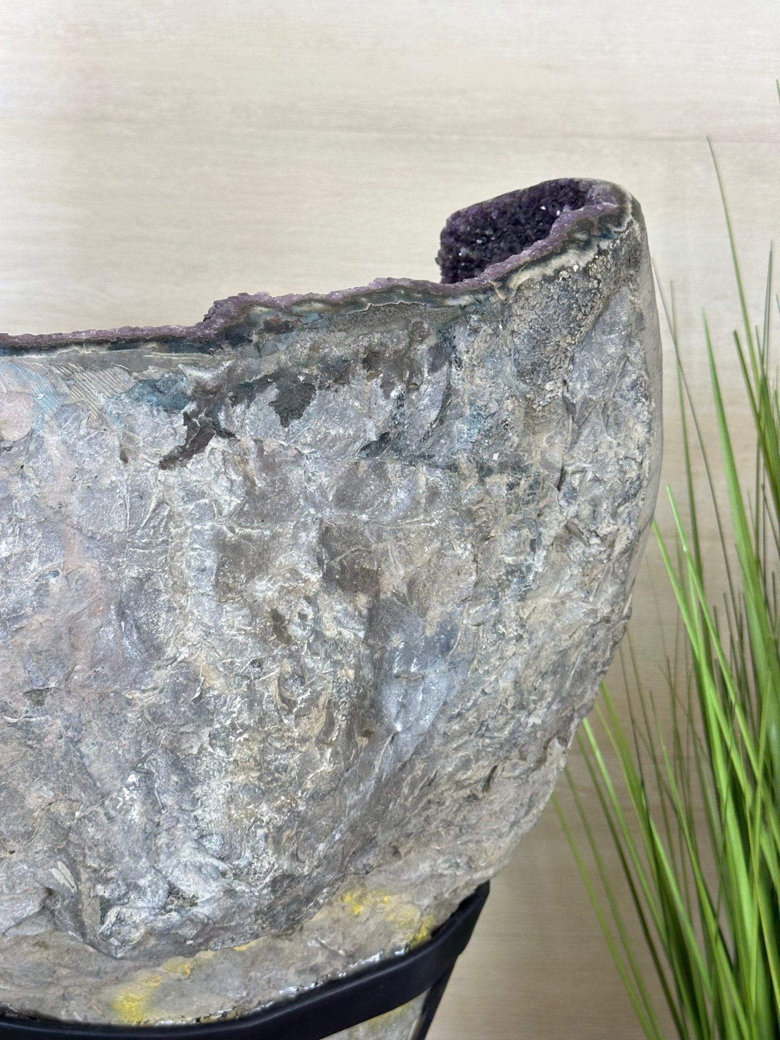 Super Quality Uruguayan Amethyst Cluster on Rotating Stand, 227.1 lbs & 53.1" Tall #5492 - 0035 - Brazil GemsBrazil GemsSuper Quality Uruguayan Amethyst Cluster on Rotating Stand, 227.1 lbs & 53.1" Tall #5492 - 0035Clusters on Rotating Bases5492 - 0035