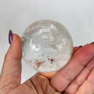 Super Quartz Clear Quartz Sphere on a Metal Base, 0.9 lbs & 5.2" Tall #5631 - 0018 - Brazil GemsBrazil GemsSuper Quartz Clear Quartz Sphere on a Metal Base, 0.9 lbs & 5.2" Tall #5631 - 0018Spheres5631 - 0018