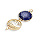 Tree of Life Locket w/ 7 Interchangeable Gemstones 18K Gold Plated Necklace - Brazil GemsBrazil GemsTree of Life Locket w/ 7 Interchangeable Gemstones 18K Gold Plated NecklaceNecklace12GP8089 - 799