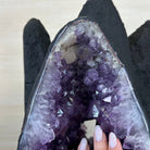 Unique Amethyst Cluster of 4 Cathedrals on a Rotating Stand, 125.7 lbs & 29.8" Tall #5492 - 0036 - Brazil GemsBrazil GemsUnique Amethyst Cluster of 4 Cathedrals on a Rotating Stand, 125.7 lbs & 29.8" Tall #5492 - 0036Clusters on Rotating Bases5492 - 0036